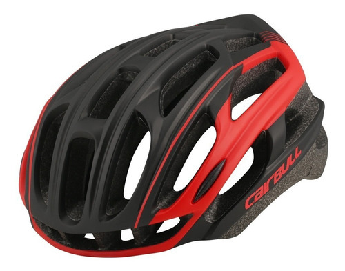 Casco Para Bicicleta Cairbull 4d Plus | Color Negro Y Rojo Talla M/l ( 55-61 Cm )