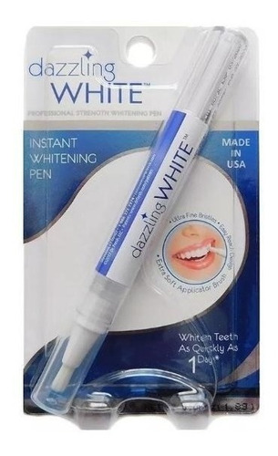 Lapiz Con Gel Blanqueador Dientes  Instantaneo White Pen X 3