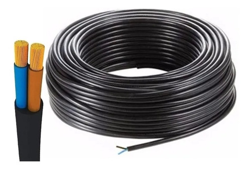 Cable Tipo Taller Tpr 2x1.5 Mm Normalizado C5 Rollo X15m