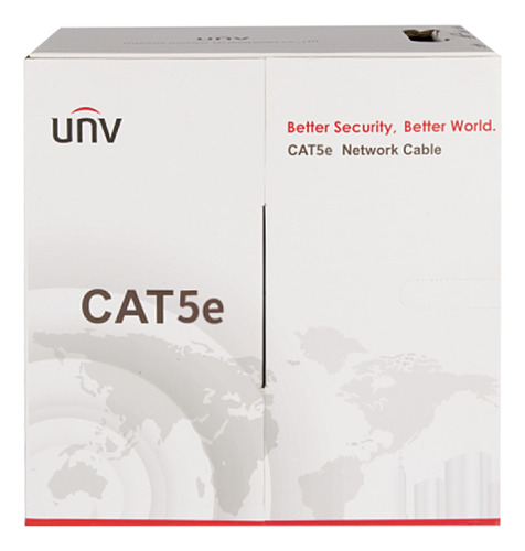 Cable Utp Uniview 305 Mts Cat5e Cca 23% Cob. Blanco