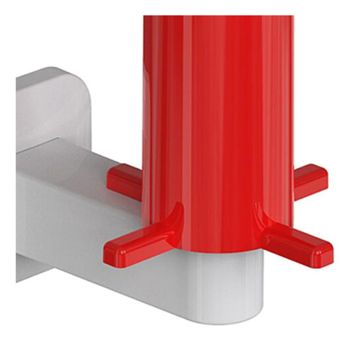 Dispensador De Lenços De Branco + Vermelho