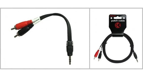 Cable Kirlin  Y Miniplug-2rca 0.3m Ye-364-0.3m