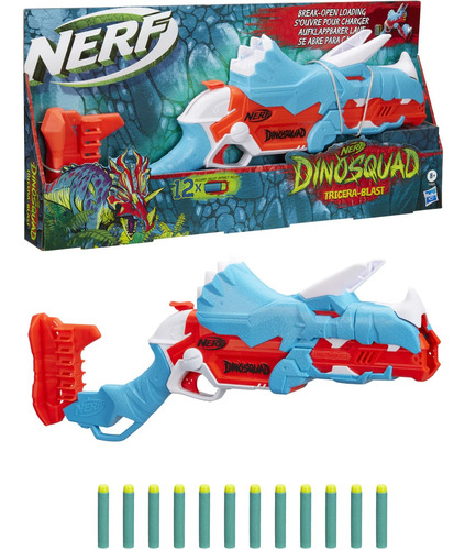 Nerf Dinosquad Tricera Blast Lanzadardos 