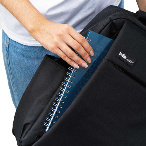 Better Mochila Security Betterware 29 X 13 X 40 Cm Negro Liso