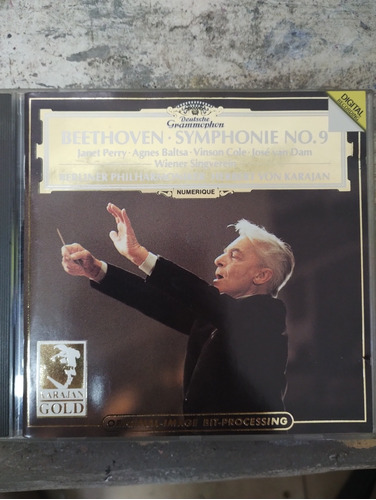 Beethoven Von Karajan Gold Cd Sinfonía No.9 Excelente Usado 