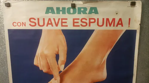 Antiguo Afiche Publicitario Zino-pads Dr. Scholl Original (Usado)