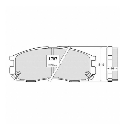 Pastillas Freno Mitsubishi Chariot 2.0 1994 4d68t N38w. Die