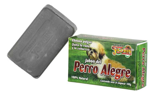 Jabón Para Perro (perro Alegre) Mata Pulgas 100g