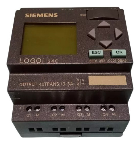 Plc Siemens Logov6 24c  6ed1 052-1cc01-0ba6.