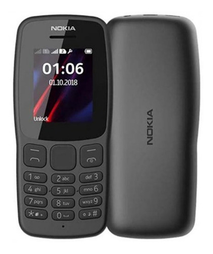 Imagen 2 de 5 de Nokia 106 (2018) 4 MB gris oscuro 4 MB RAM