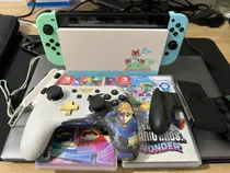 Comprar Nintendo Switch V2 Animal Crossing + Juegos + Joystick Zelda
