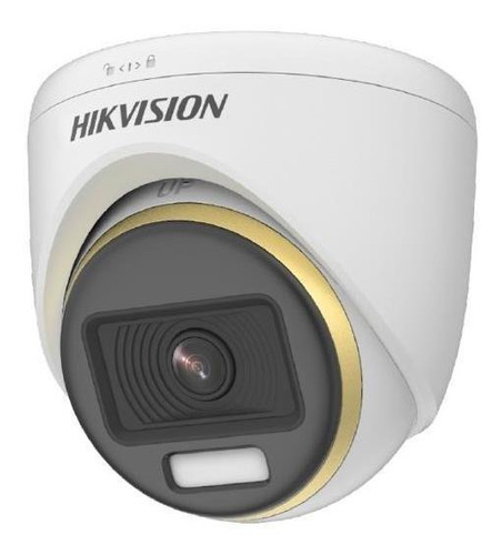 Camara Domo 2mp X 1080p Colorvu Metalica Con Mic Hikvision 