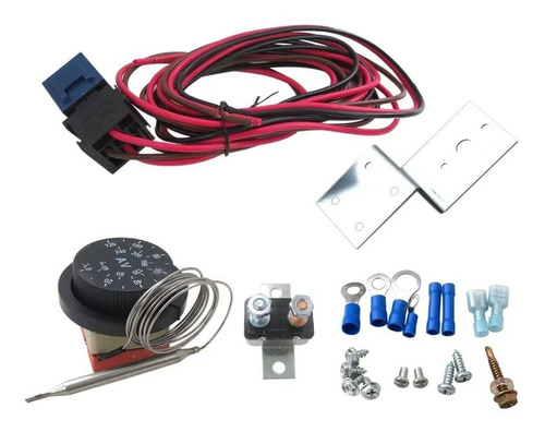 Kit Cabl Control Termostato Ventilador Electrico Ajustable V