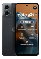 Motorola Moto G34 128 Gb Negro Meteorito 8 Gb Ram