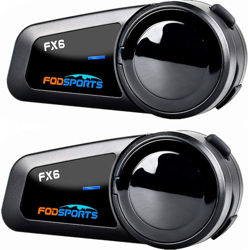 Auricular  Para Motocicleta Fodsports Fx6 1000m 6 Rider...