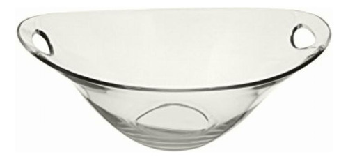 Borgonovo Practica Tazón De Vidrio Con Asa, Cristal, 380 Ml