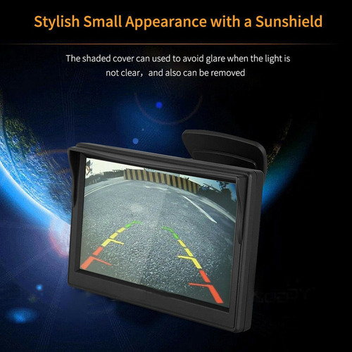 S 5 Pulgadas Hd Tft Lcd Monitor Pantalla Para Vista Trasera