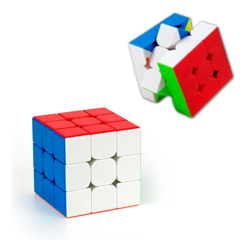 Cubo Mágico Tradicional Interativo 3x3cm Veloz E Preciso