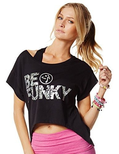 Camiseta Be Funky Hi-lo De Zumba Fitness Para Mujer