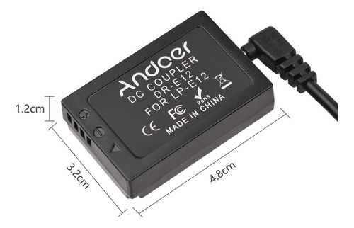 Adaptador De Corriente Para Cámaras M50 M100 Eos Canon M2 M1