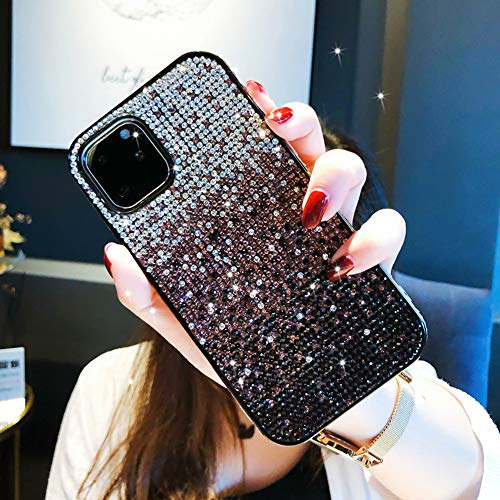 A/n iPhone 11 Pro Max Case,poxu Gradient Glitter Sparkle Bli