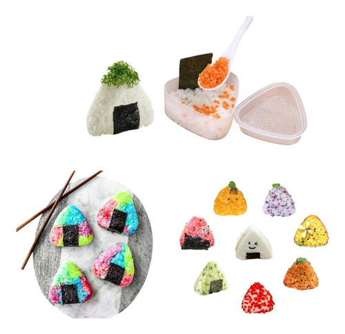 Molde De Arroz Onigiri Triangular 2pza