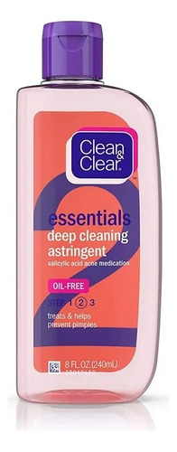 Astringente Clean & Clear Essentials 8 Onzas Limpieza
