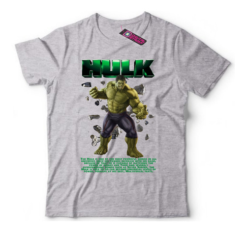 Remera Marvel The Incredible Hulk El Increible Mv17 Dtg