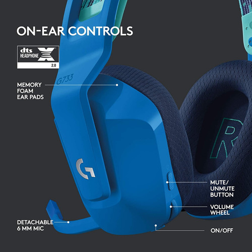 Auriculares Logitech G733 Azul