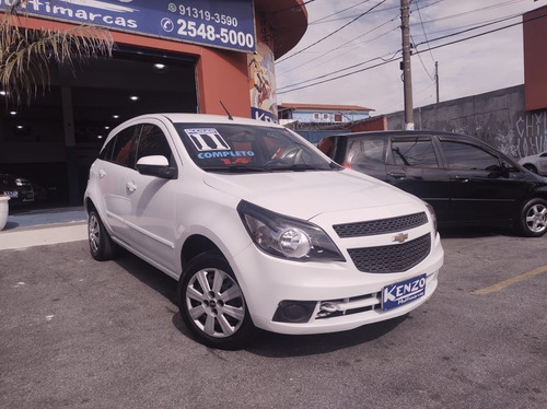 Imagem 3 de 15 de Chevrolet Agile 1.4 Lt Flex 2011 Completo - Branco