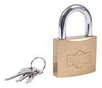 Comprar Candado De Hierro Dorado Bulit N° 30