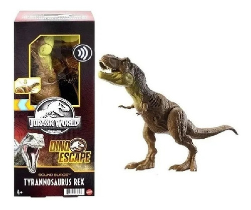 Imagen 1 de 1 de Jurassic World Tyrannosaurus Rex Con Sonido 30 Cm Mattel 