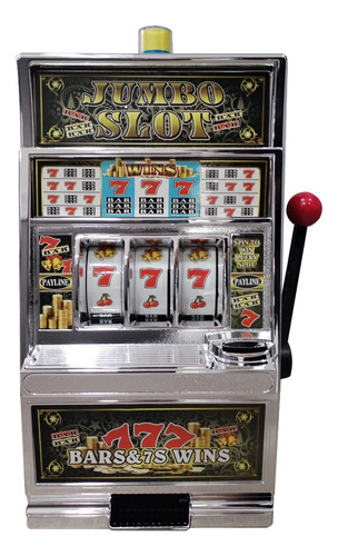 Alcancía Máquina Juego Slot Casino Con Sonido Y Luz Xl 40cms