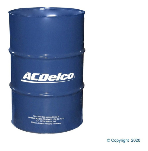 Aceite Acdelco 20w50 Multigrado 200 L (tambo)