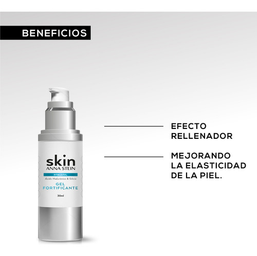 Imagen 3 de 4 de Gel Skin Hyalusil Filler Fortificante Y Reconstit Anna Ste