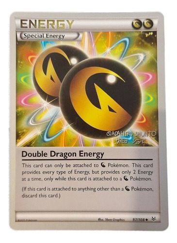 Cartas Pokemon Energia Double Dragon 97/108 Wc 2016