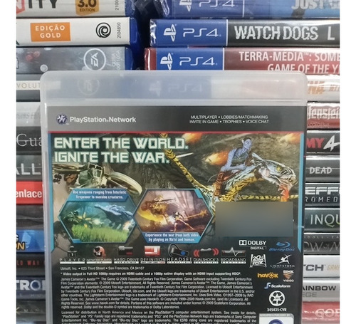 Avatar The Game Ps3 (Usado)
