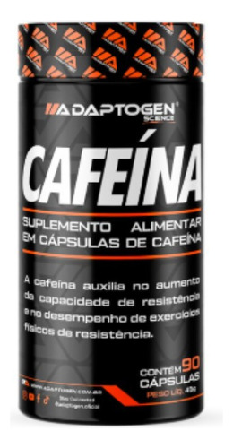 Adaptogen Caféina - Suplemento Energético 200mg
