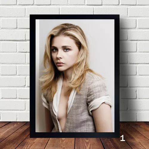 Quadro Da Atriz Chloë Grace Moretz 33x43