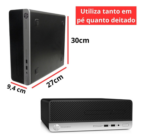 Cpu Pc Desktop 400 G4 Hp I5 6a 8gb Ssd 240gb - Brinde