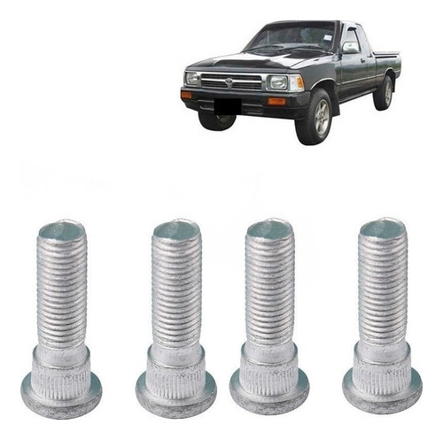 Set 4  Perno Rueda Del Tras Para Hilux 2.2 1984 1988