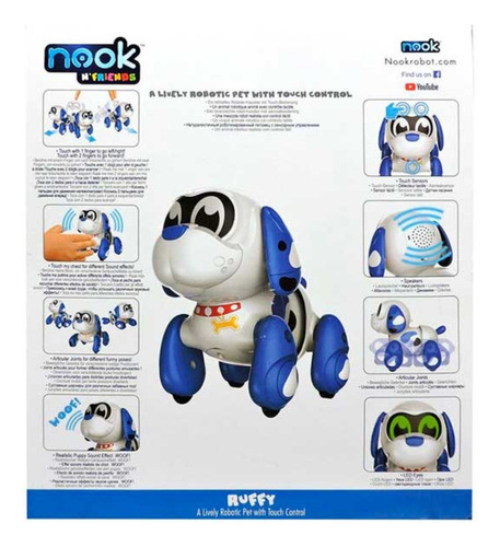 Robot Perrito Interactivo Tactil Ruffy Silverlit Ycoo