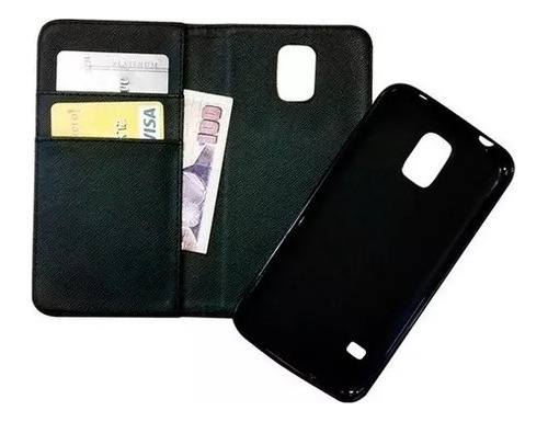 Estuche 2 En 1 Agenda + Funda Tpu Imantada Para Samsung A7