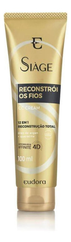 Cc Cream Siàge Reconstrói Os Fios 100ml - Brilho E Proteção