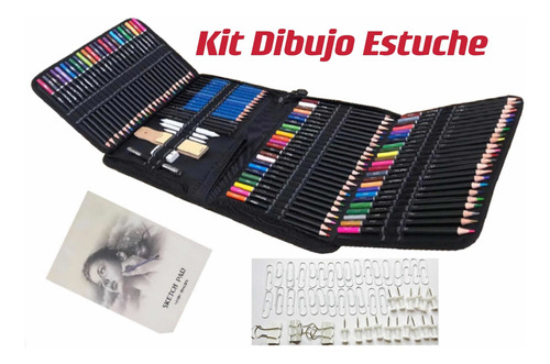 Kit Dibujo Profesional Estuche Lapiz Para Dibujar 192pcs