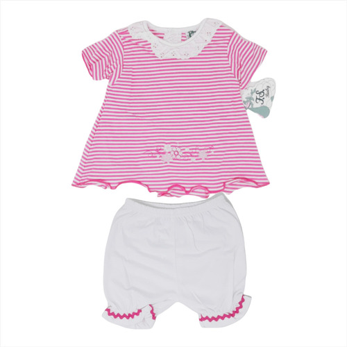 Conjunto Ropa Para Bebe Niña Fsbaby 2 Pza Tipo Carters 11412