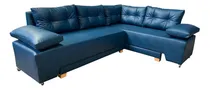 Comprar Sillon Sofa Esquinero Cama Premium Símil Cuero Talampaya