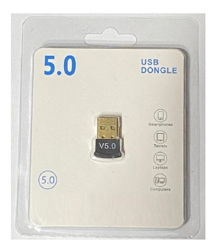 Imagen 2 de 7 de Adaptador Transmisor Receptor Bluetooth 5.0 Usb Notebook Pc