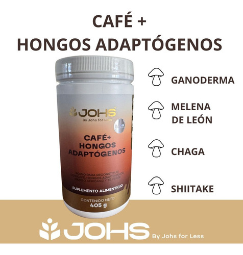 2pz Café Soluble+hongos Adaptogenos Mejora Digestión