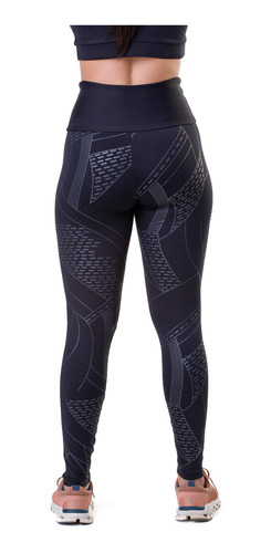 Imagen 10 de 12 de Calza Deportiva Dama Elite Diseño Tiro Alto Suplex Uv50+